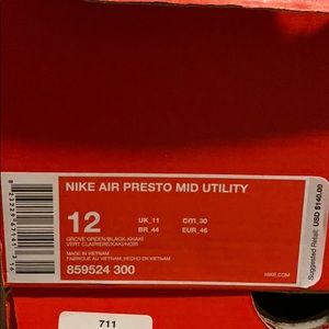 Nike Air Presto Mid Utility